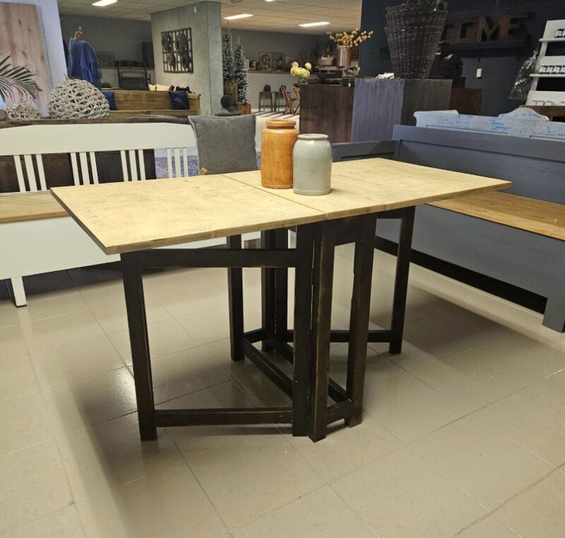 Zweedse tafel klaptafel antieke tafel prachtig oud hout